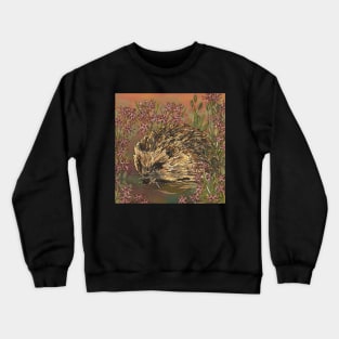 Sweet Ragged-Robin Hedgehog Crewneck Sweatshirt